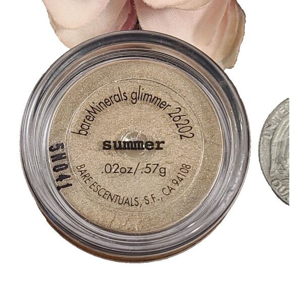 Bare Escentuals I.d. bareMinerals Eye Color Shadow GLIMMER SUMMER .02 oz / .57 g - Picture 1 of 7